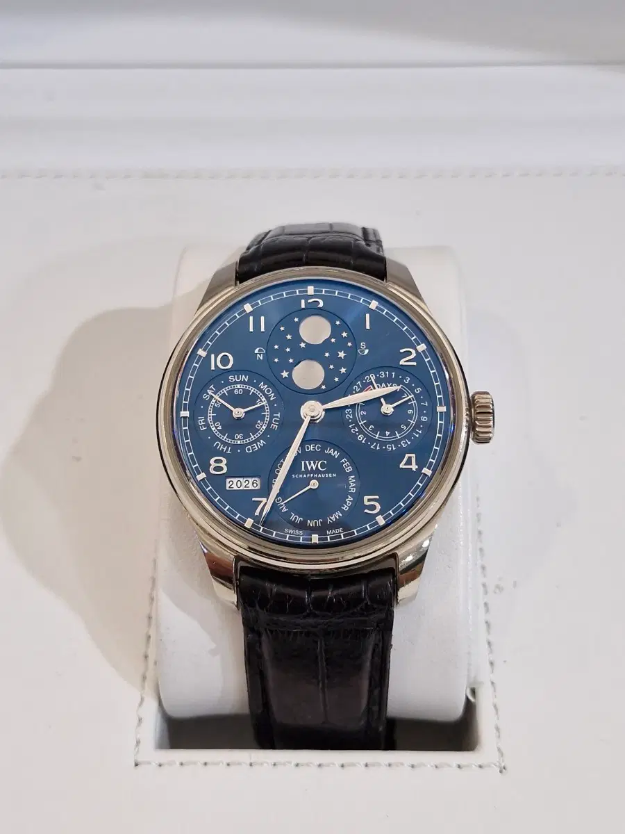 IWC 포르투기즈 퍼페츄얼캘린더 화골 청판
