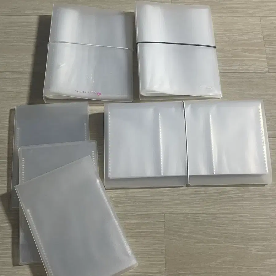 다이소 무인양품 무지 바인더 홀더 엽서 포카 포토카드 인생네컷