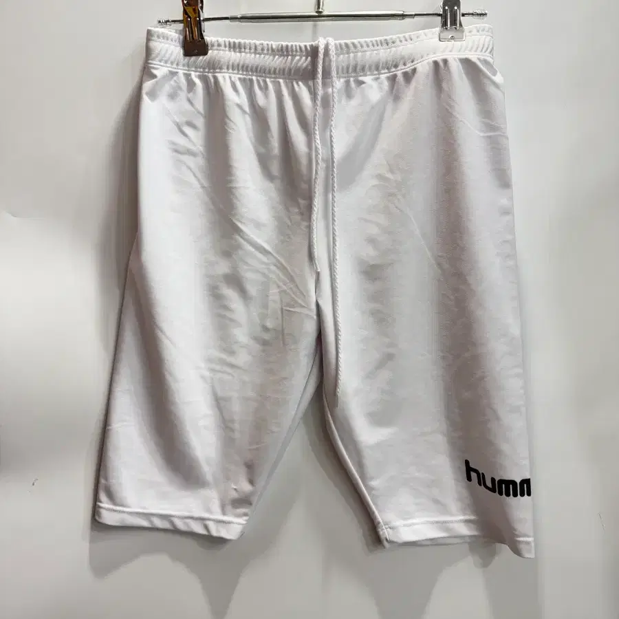 [2XL] 험멜 hummel 로고 트레이닝 하프 팬츠 화이트 1.5