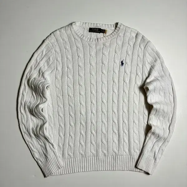 폴로 랄프로렌 포니 자수 케이블 니트 스웨터 R3596