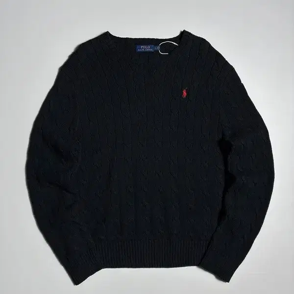 폴로 랄프로렌 포니 자수 케이블 니트 스웨터 R3597