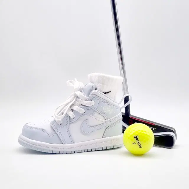 조던 골프 퍼터커버 커스텀 헤드커버 Jordan 1 Mid 코발트화이트