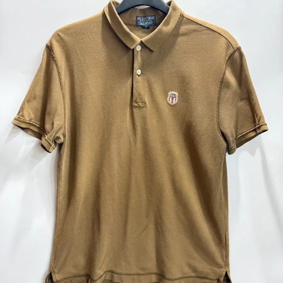 [M] 폴로진 POLO JEANS 피케 카라 반팔 티셔츠 브라운 2.5