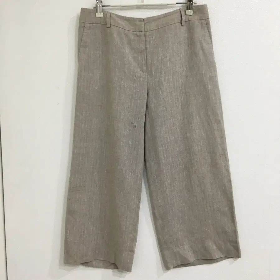 막스마라 정품 하프 린넨 팬츠 30