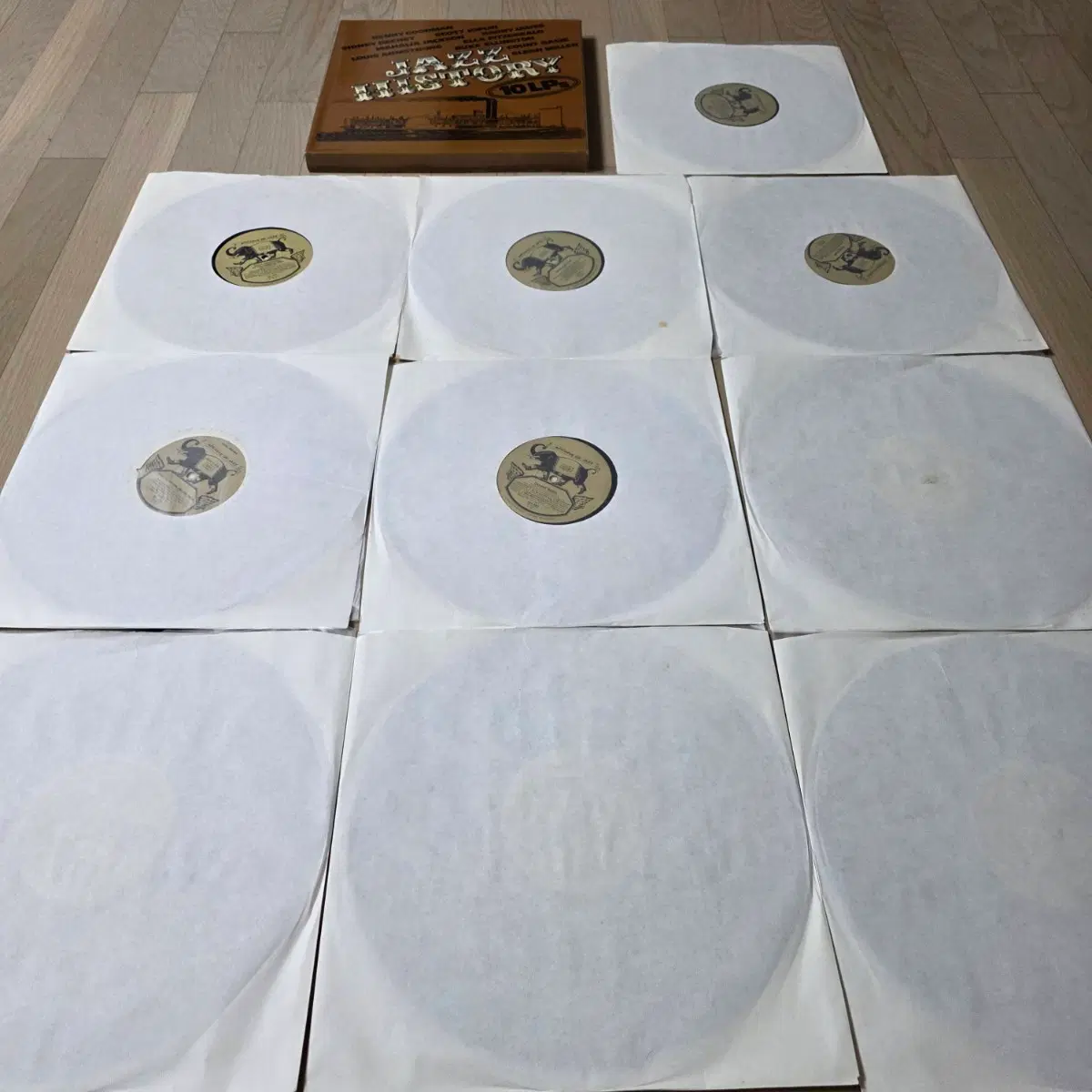 재즈 역사 명연집 <JAZZ HISTORY>10 LP 박스세트