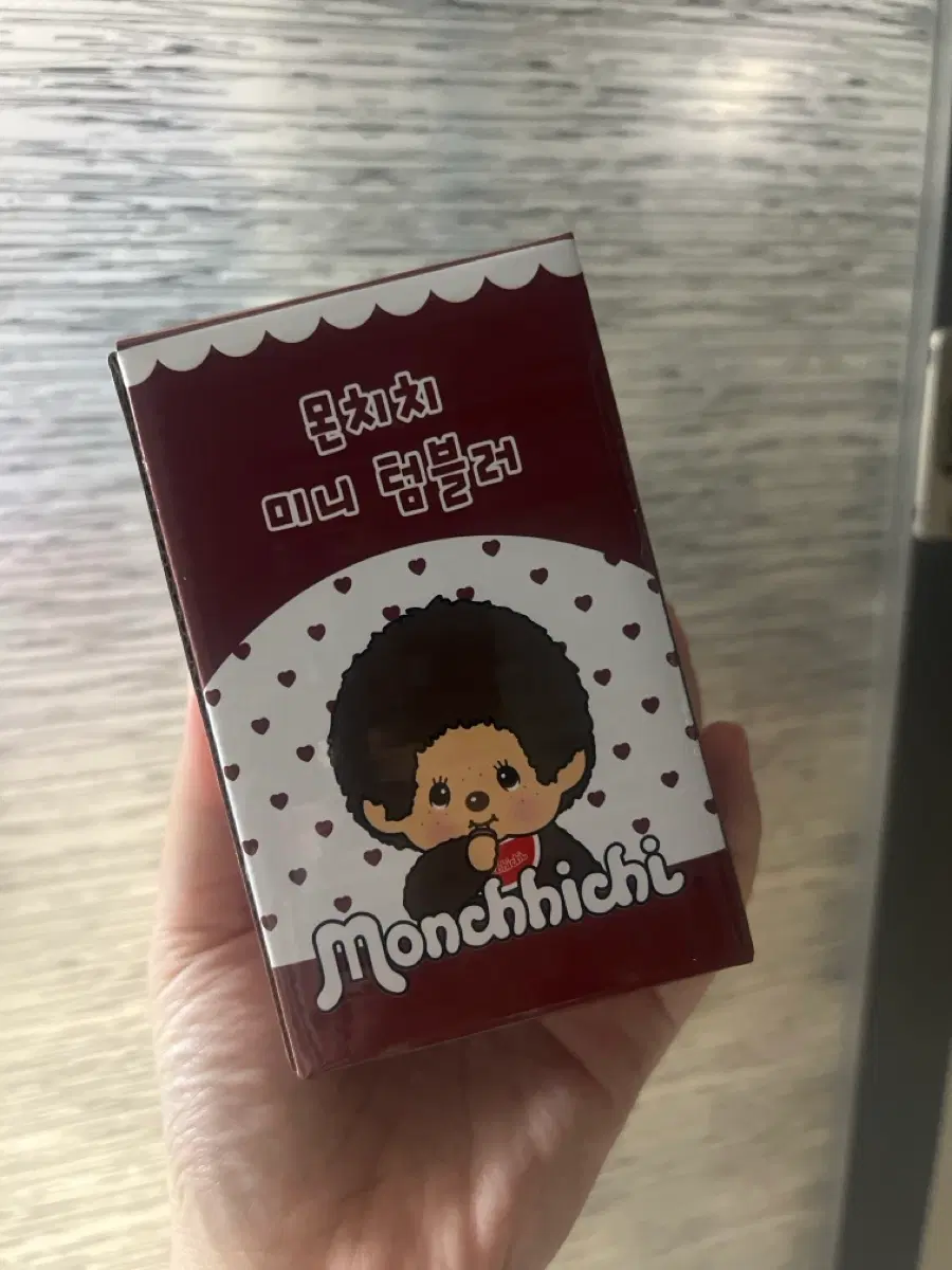 정품 몬치치 미니 텀블러 키링