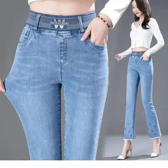 청바지 아주예뻐요 실지는약간에 청색이나요