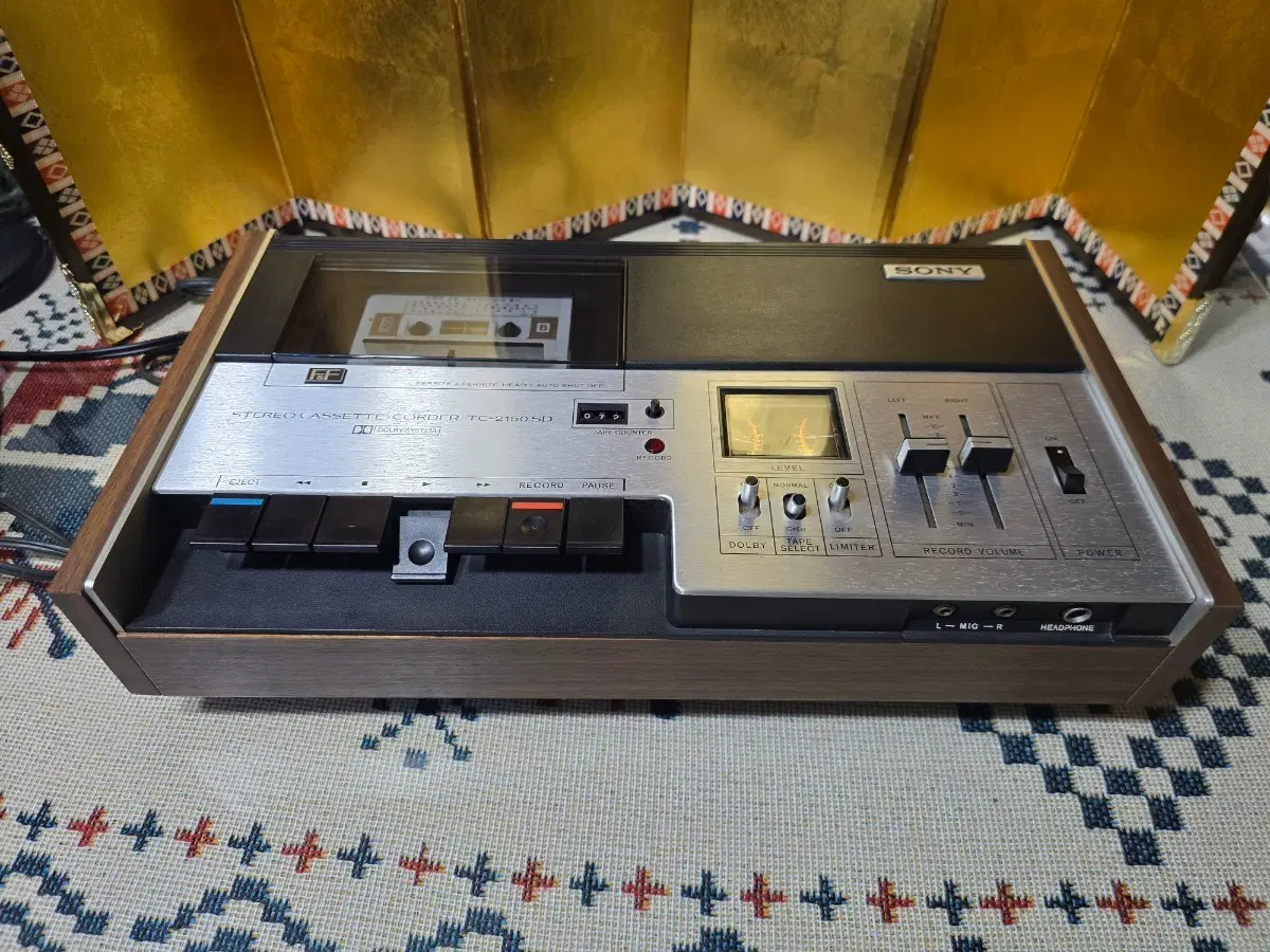 빈티지 SONY 카세트레코더 TC-2150SD