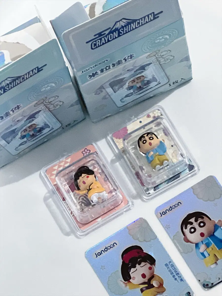 짱구 쌀알 피규어 기모노 케이스 키링 시리즈