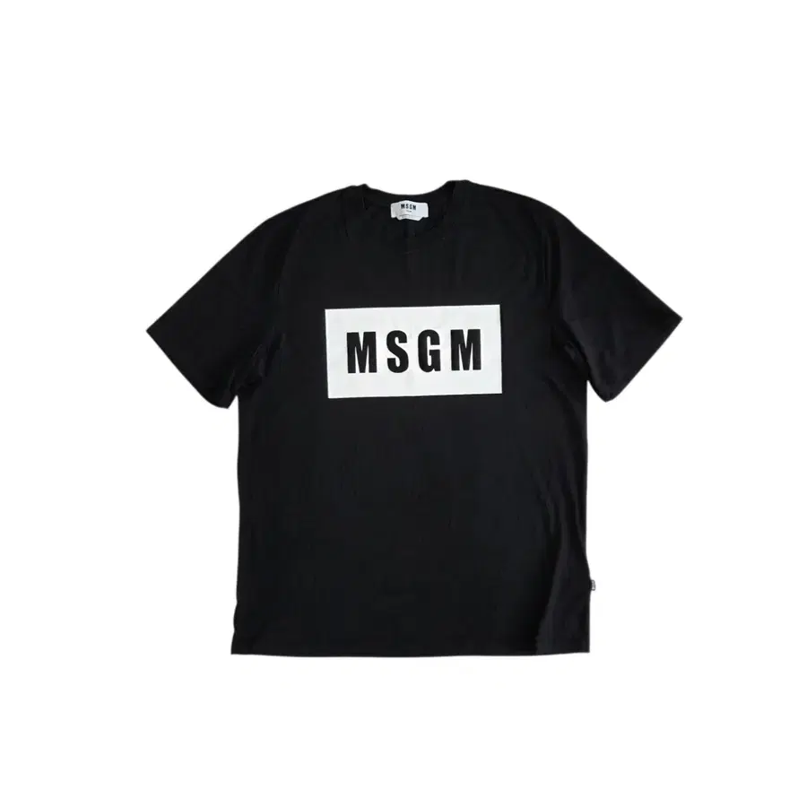 MSGM 빅로고 반팔 티셔츠