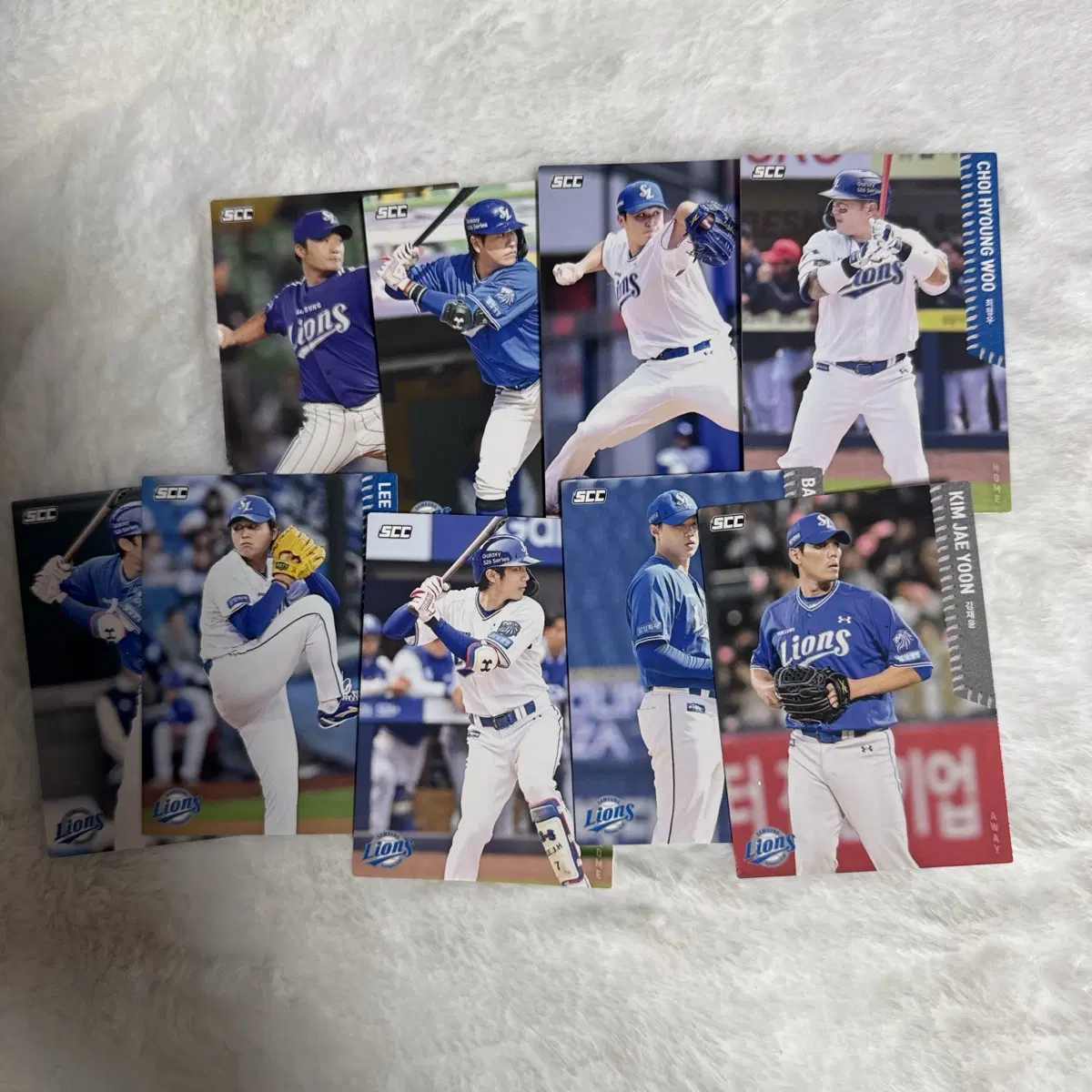 삼성 라이온즈 야구선수 카드 일괄 kbo 크보
