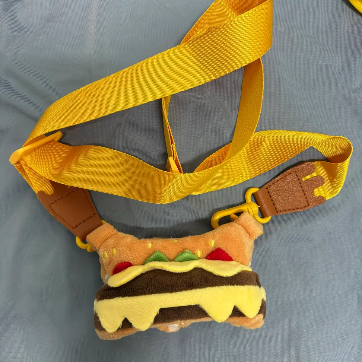 햄버거 목걸이 스트랩 10~15cm 인형 옷