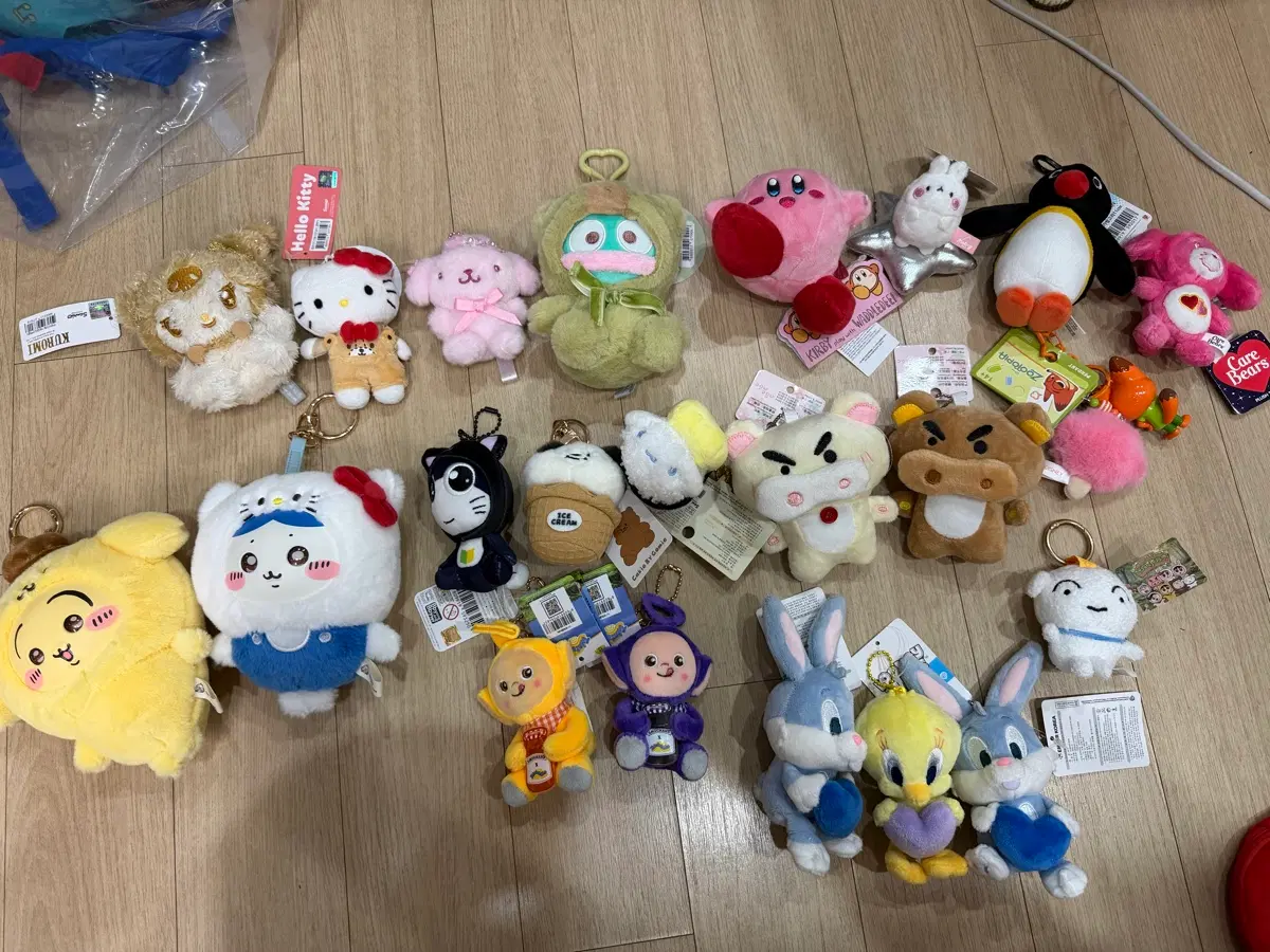 인형뽑기키링 22개