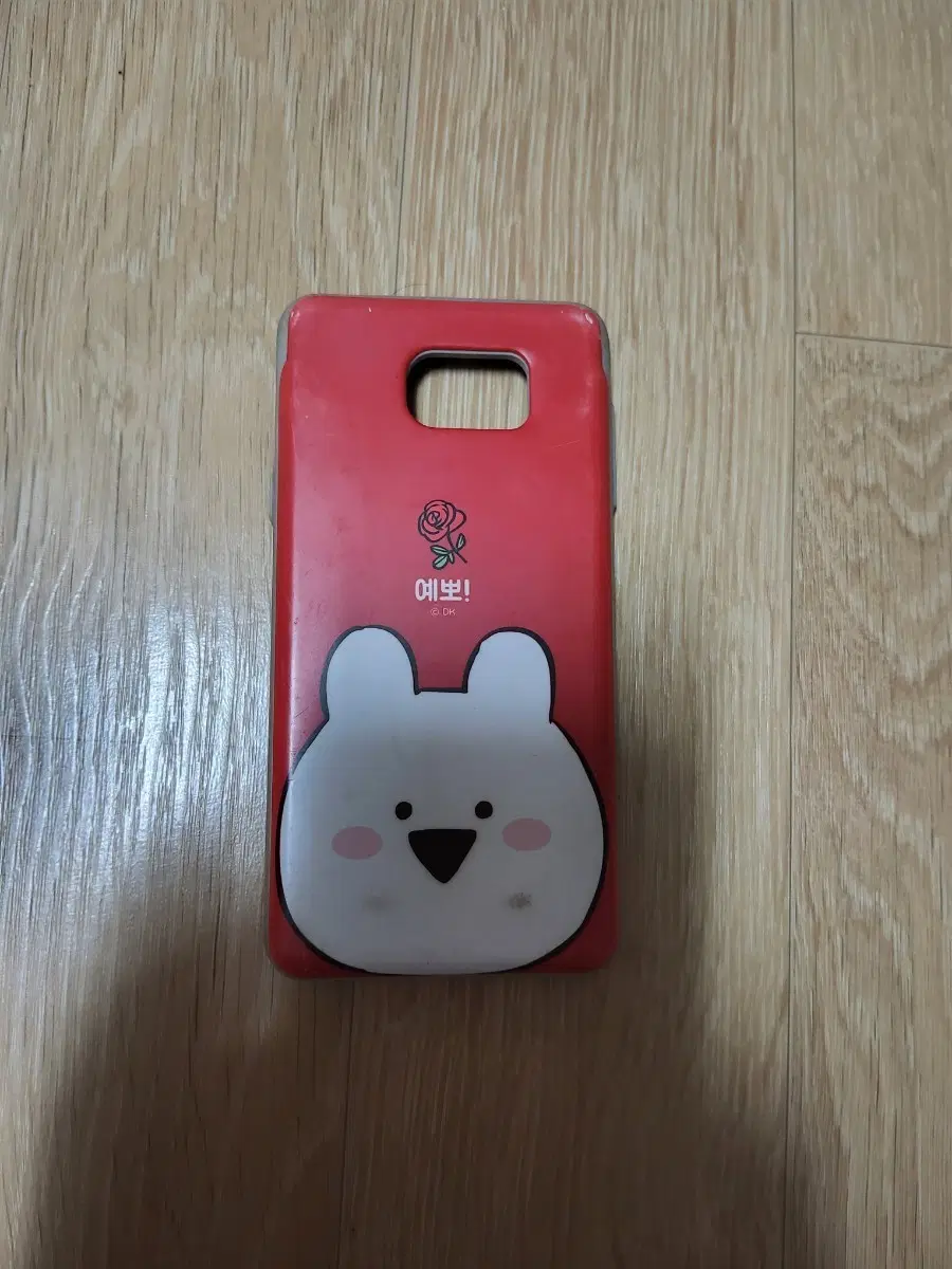 갤럭시 S7 엣지 케이스 토끼 디자인 오버액션토끼 카드 슬라이드 케이스