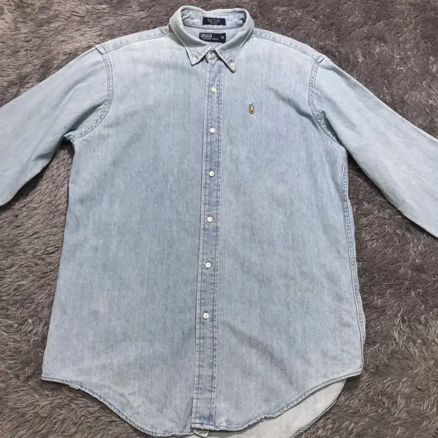 [[XL] 폴로(POLO)랄프로렌 워싱 데님 셔츠 1023