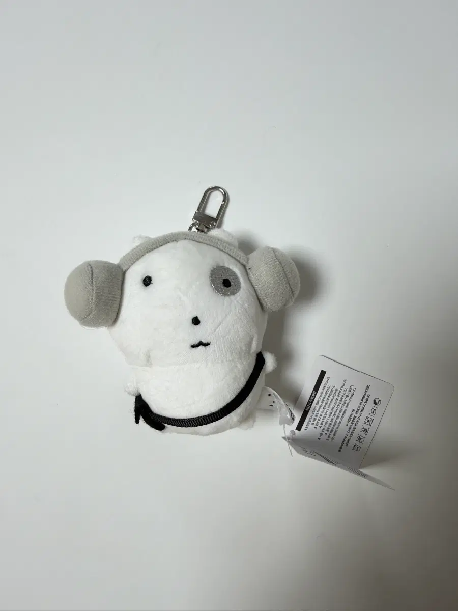 눈멍냥이 헤드셋 헤드폰 인형 키링 8cm