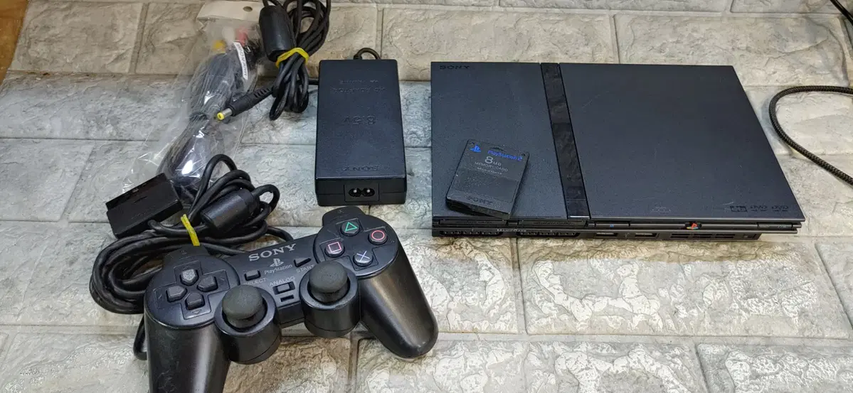 소니 ps2 scph-70005 미니플스 1인셋