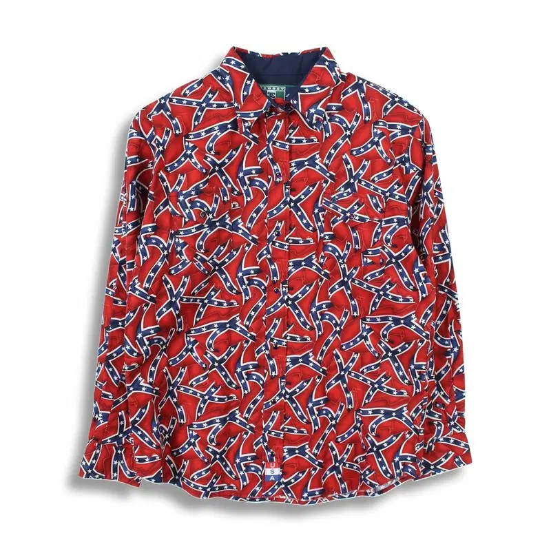 USA (MEN - S/M) 카우보이 웨스턴 셔츠