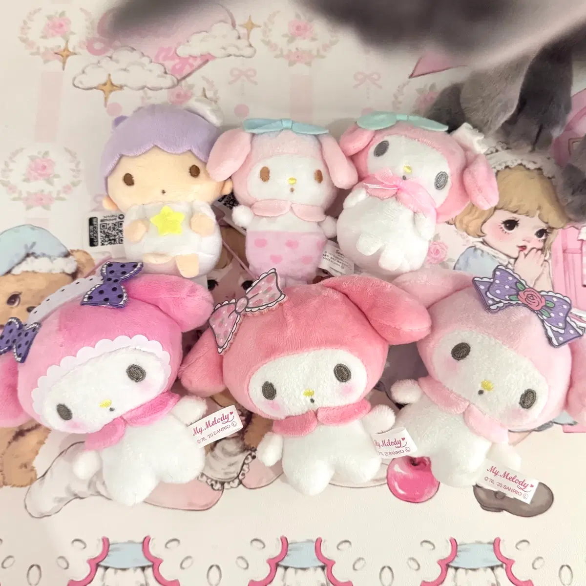 산리오 마멜 미니 인형