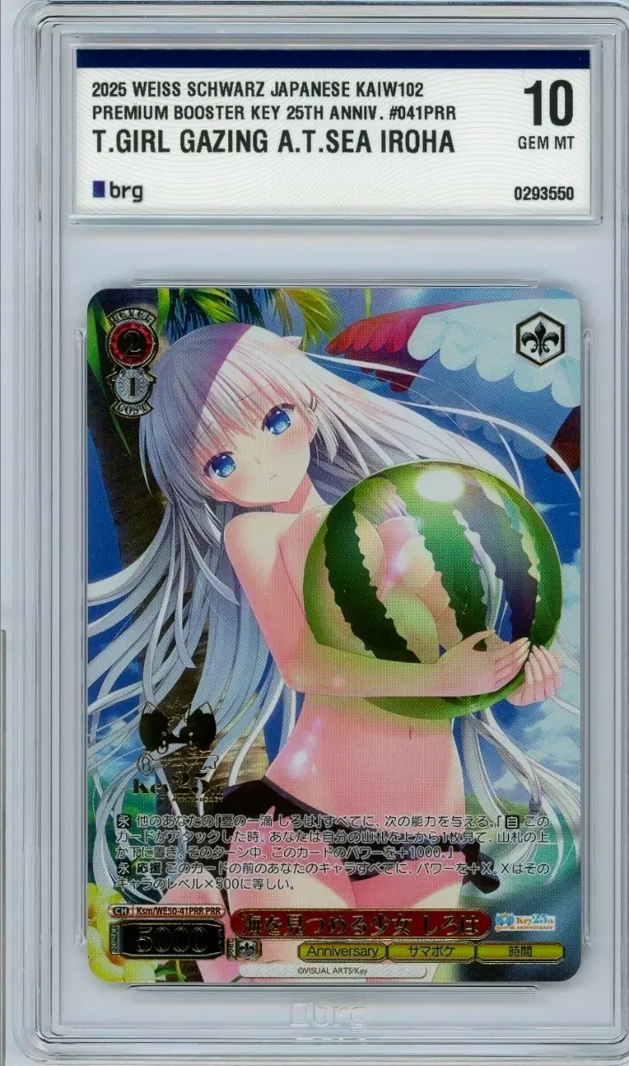 25주년 기념 IROHA 카드 - BRG 10 ( POP1 )