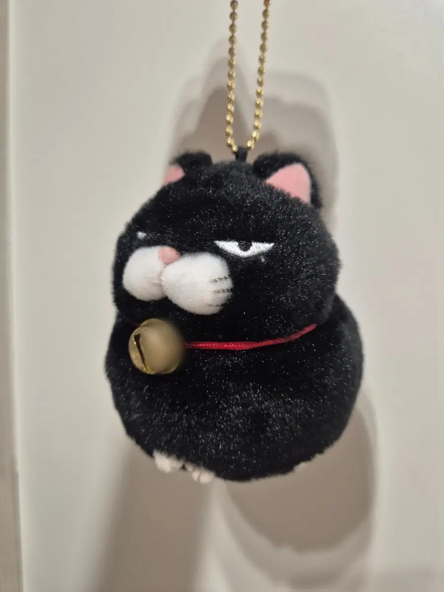 히게만쥬 9cm 일본 고양이 인형 검정고양이