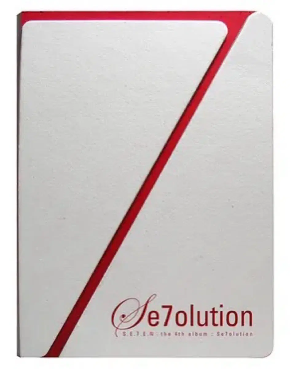 세븐 Se7olution 앨범 시디 CD