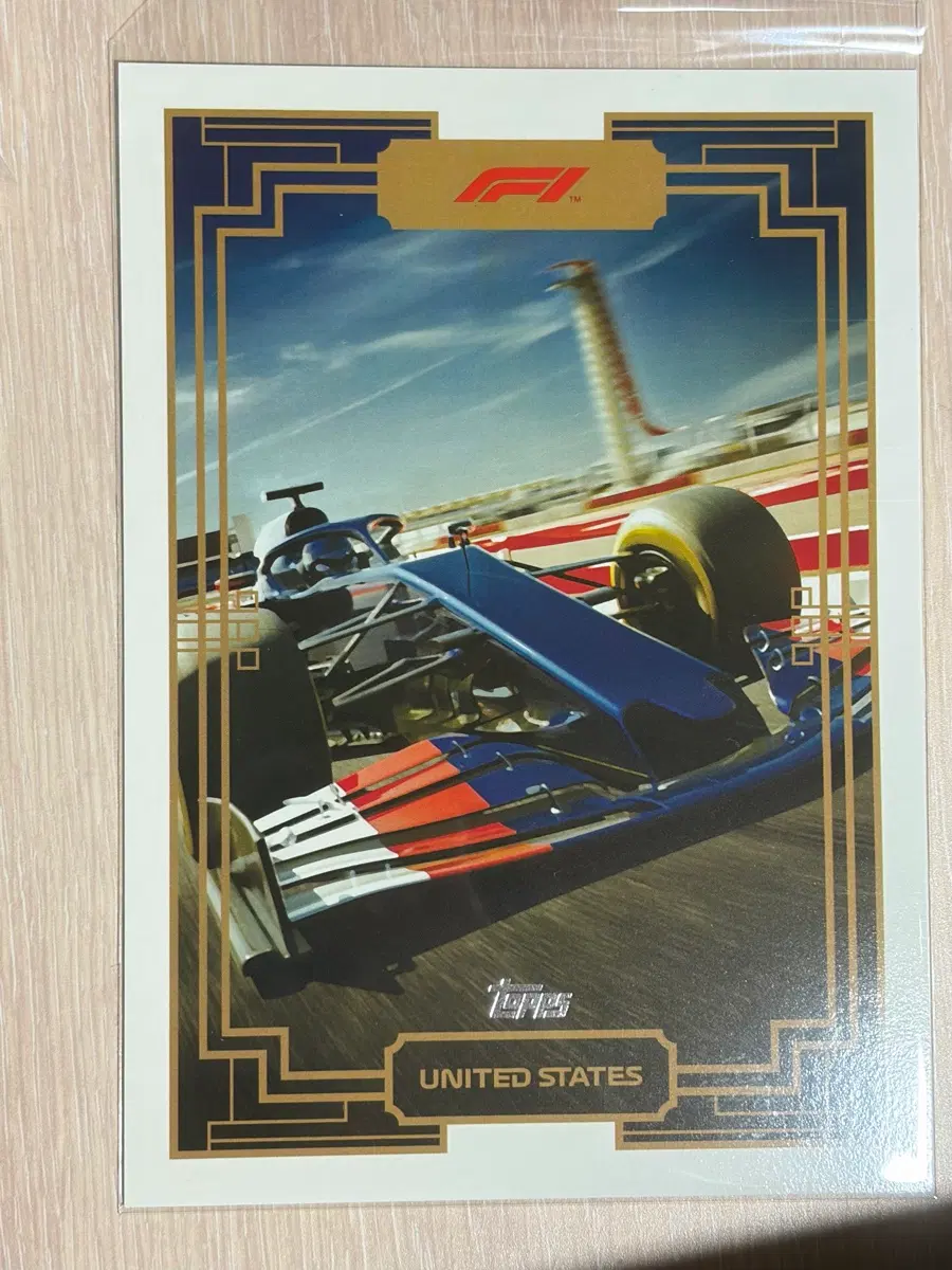 탑스 f1 us gp 박스 토퍼 카드