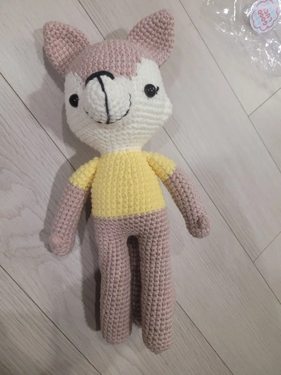 여우 뜨개 인형