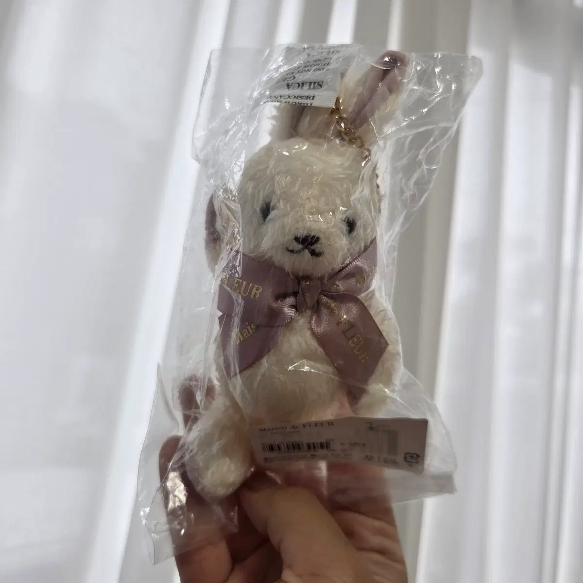 Maison de FLEUR 토끼 키링 스트랩 빈티지 토이 인형 고전 만화 피규어 캐릭터 일본