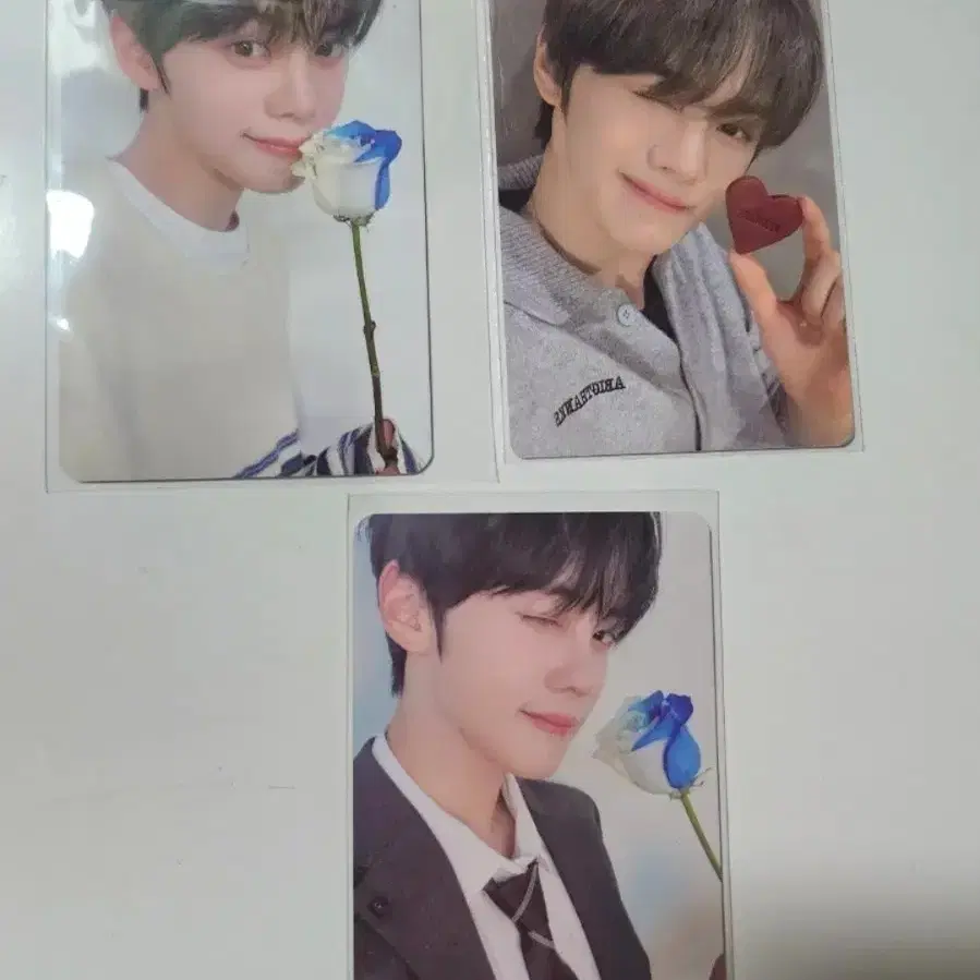 규빈 포카 3장