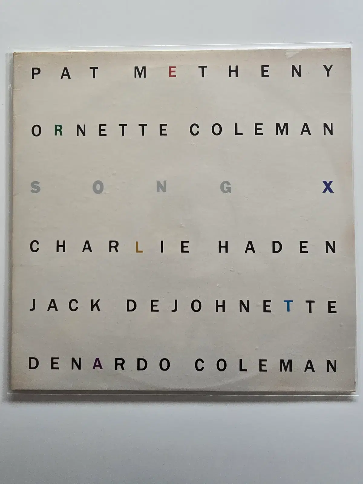 팻 메시니 Pat Metheny LP/ Song X /NM+/ 가사집