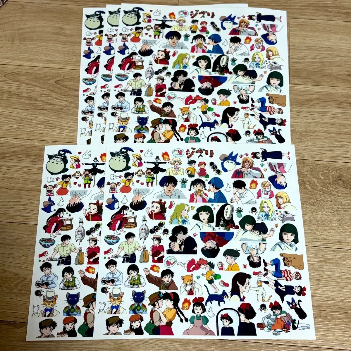 애니인스 지브리 스튜디오 대형 인스 스티커