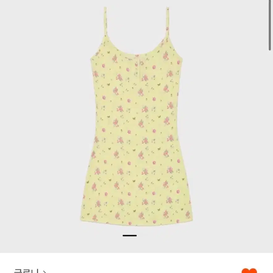글로니원피스MELLOW CAMI DRESS (LIME BOUQUET)