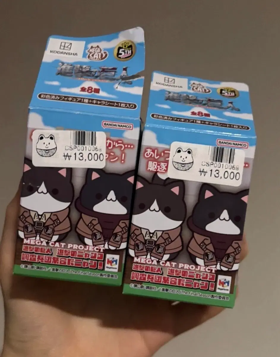 진격거 메가캣 일괄양도 한지 쟝