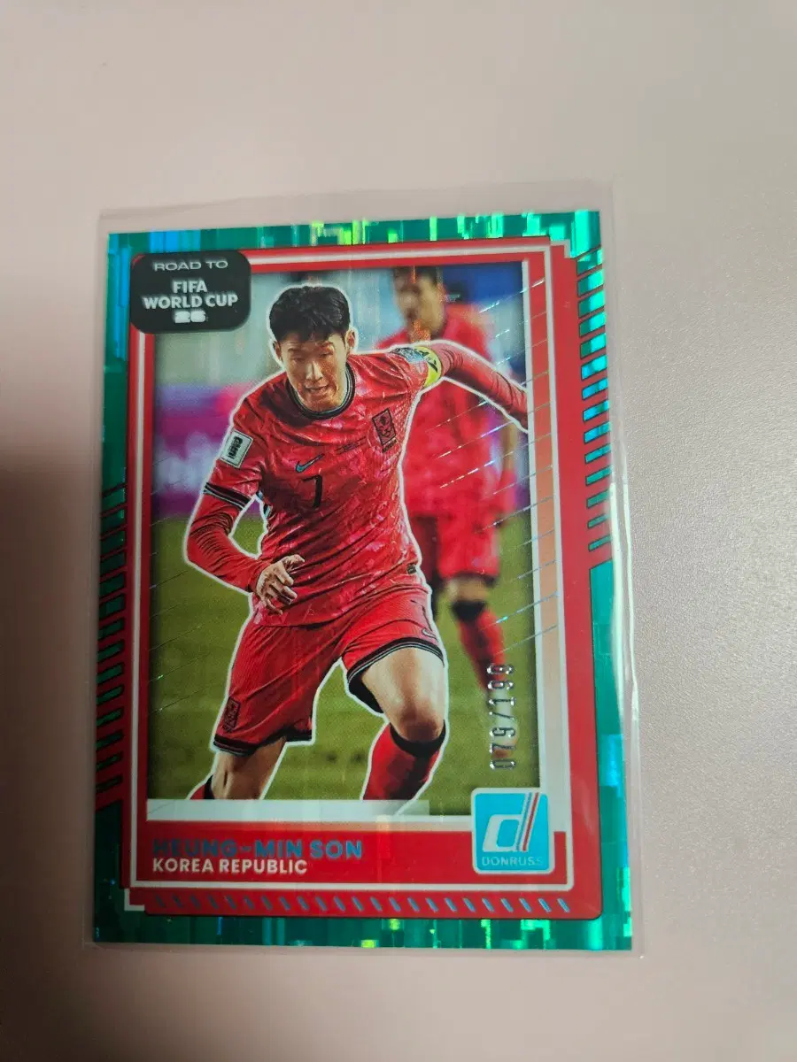 손흥민 199장 한정 2025 Donruss Teal 프리즘