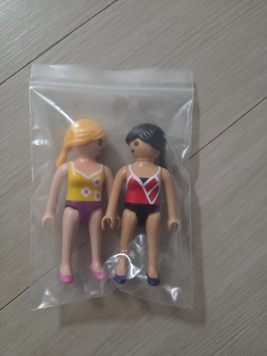 플레이모빌 수영복 피규어2종