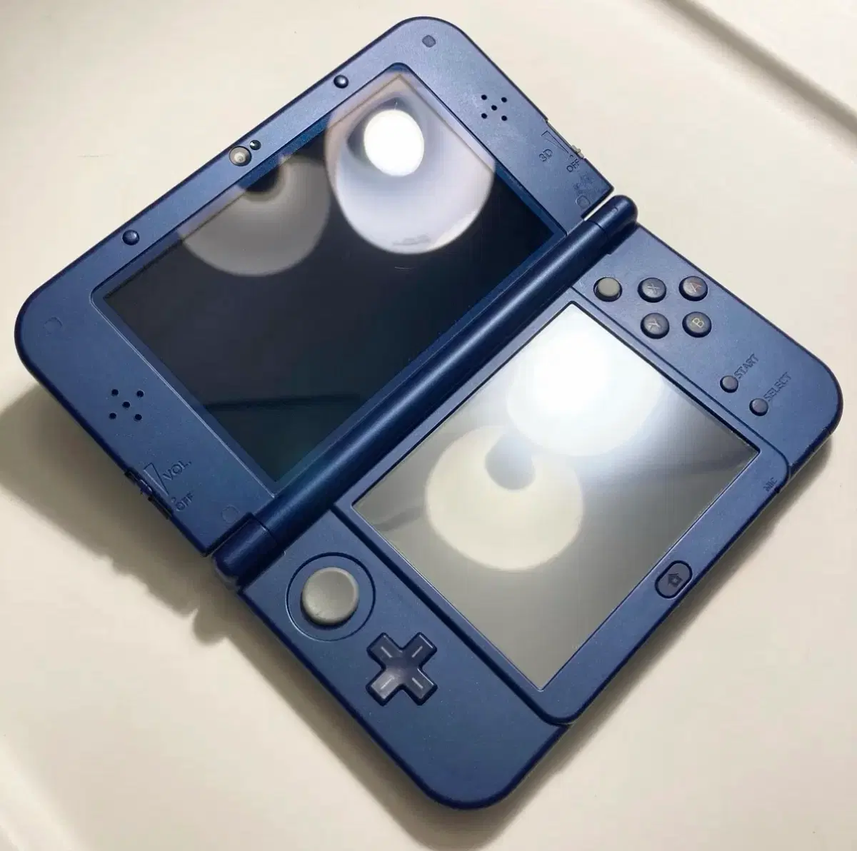 A+급 뉴 닌텐도 3DS XL 블루 뉴큰다수 기기 단품 + 추가 타이틀