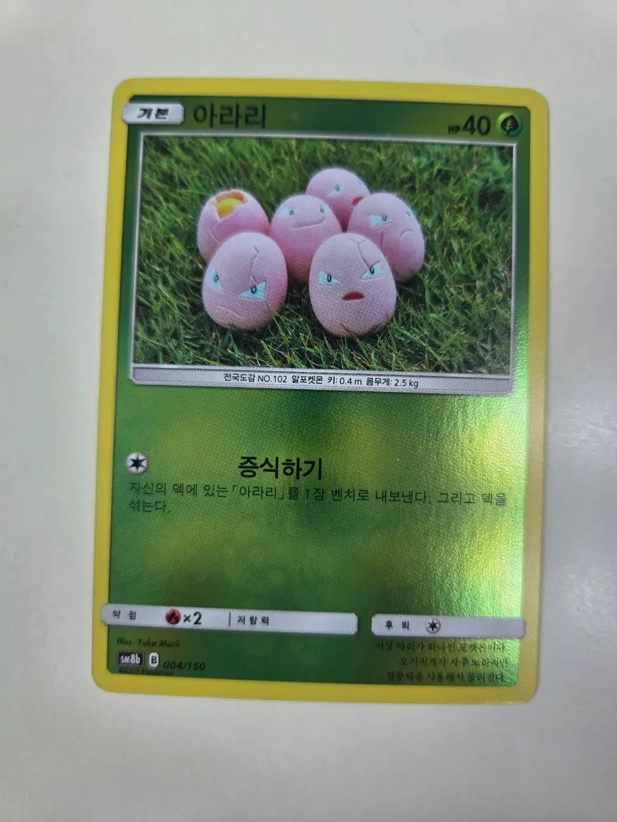 포켓몬 카드 sm시리즈 아라리 004/150