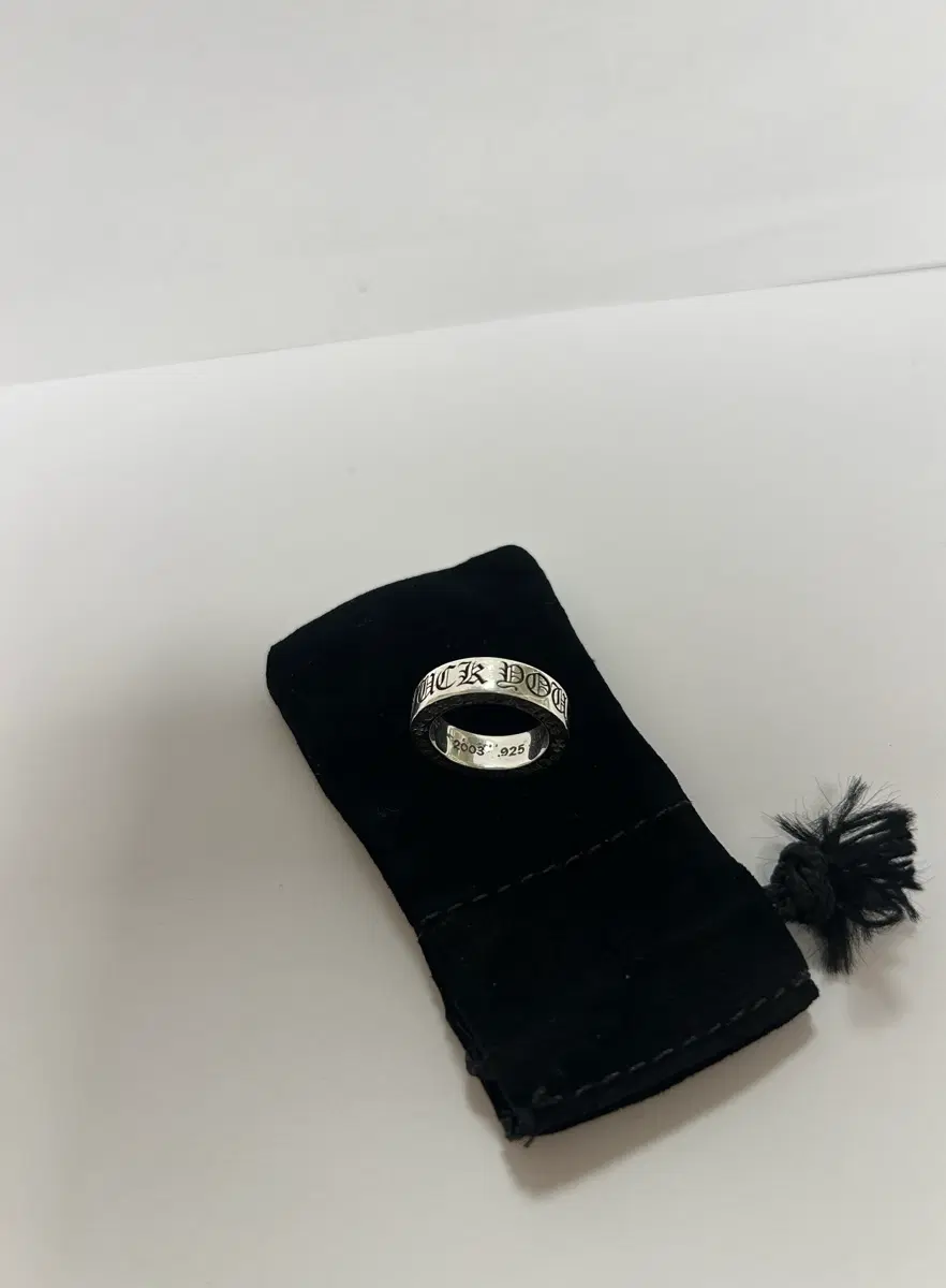 크롬하츠 퍽유링 6mm 반지