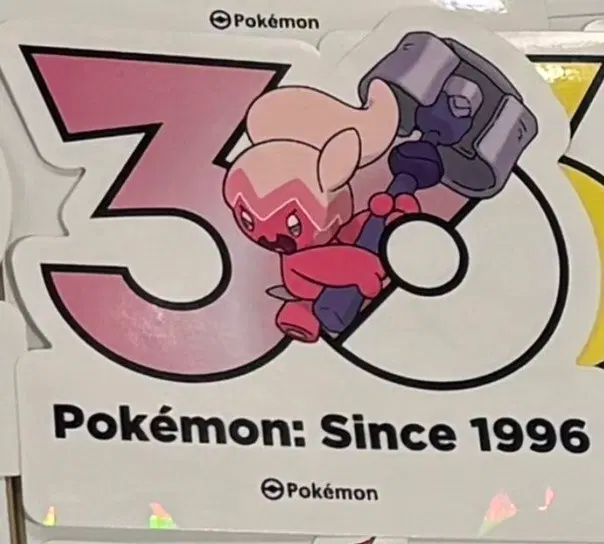 포켓몬 30주년 로고 스티커 벼리짱