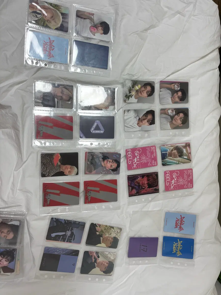 세븐틴 포카 75장 일괄 판매