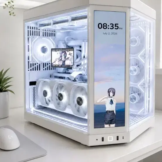 라이젠7 9800X3D RTX5080 Y70 화이트 신품PC