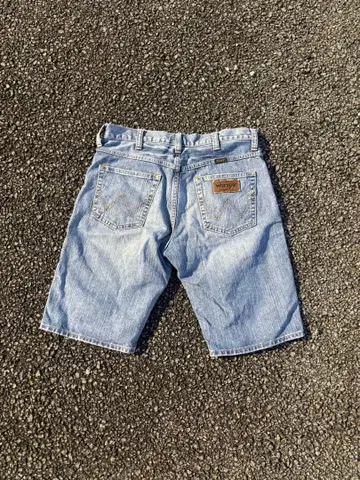 Wrangler 데님 숏팬츠 조츠 W32
