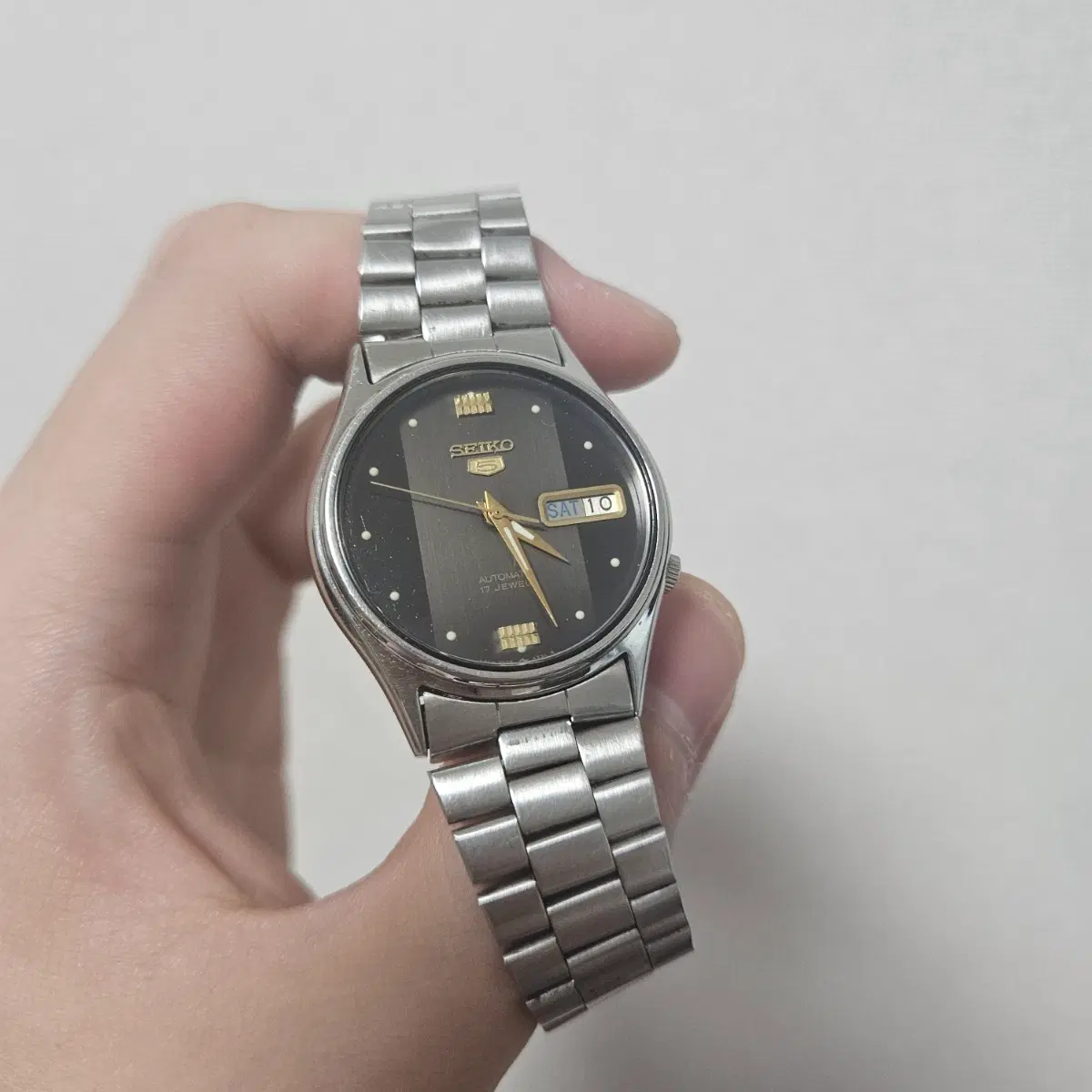80s 빈티지 세이코5 오토매틱 17석 시계 Seiko 17 jewels