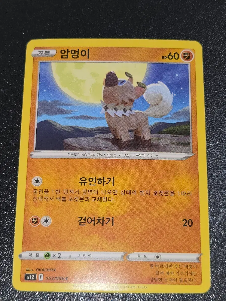 포켓몬 카드 암멍이 053/098