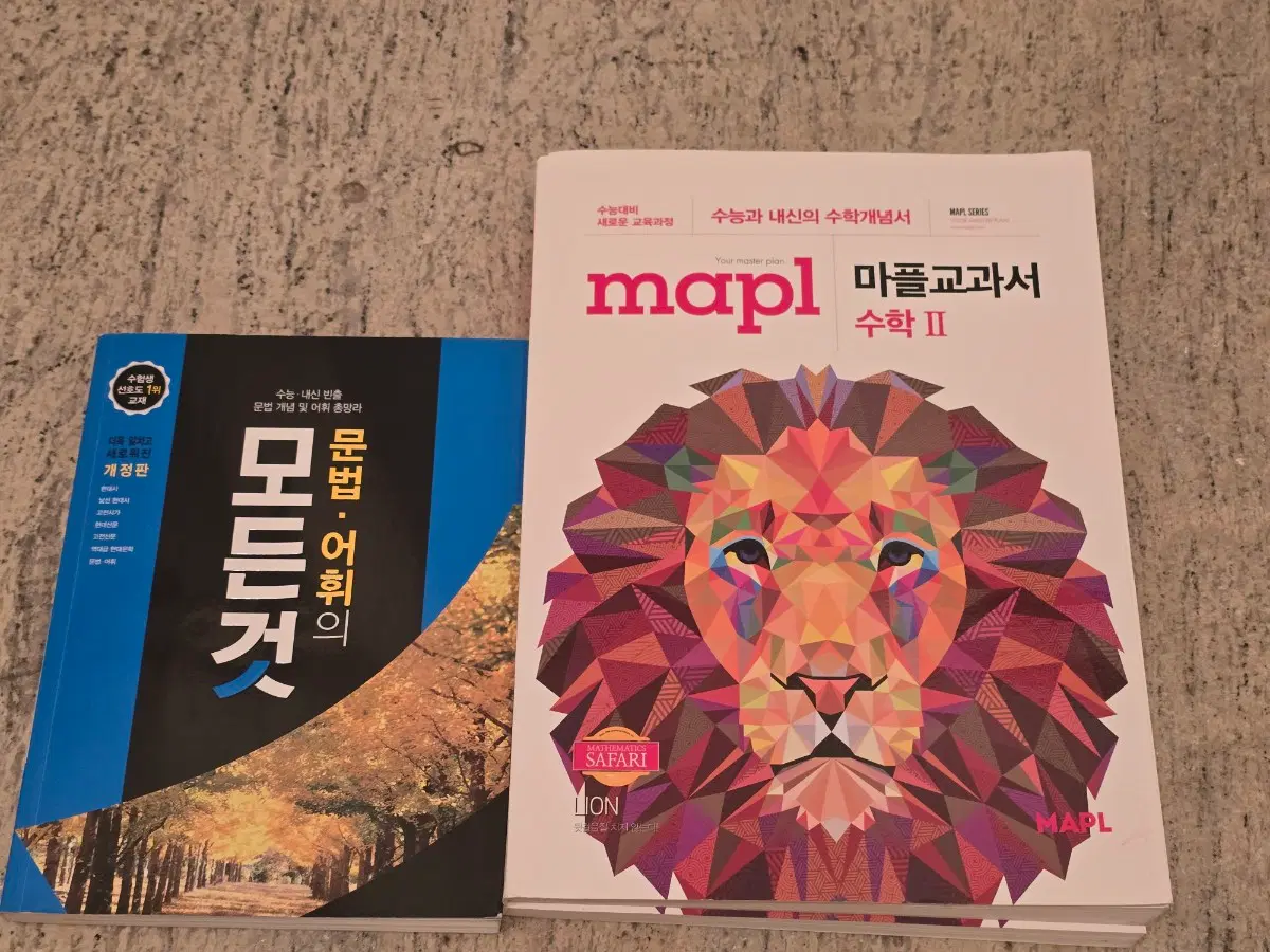 마플 수학교과서, 언어와 매체 문법서 일괄