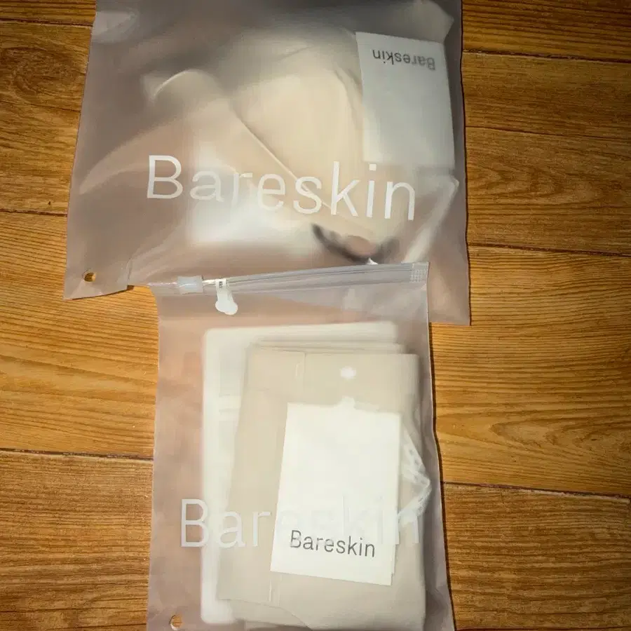 Bareskin 베어스킨 미니멀 레이어 브라팬티 세트 M 브라운 믹스 미개봉
