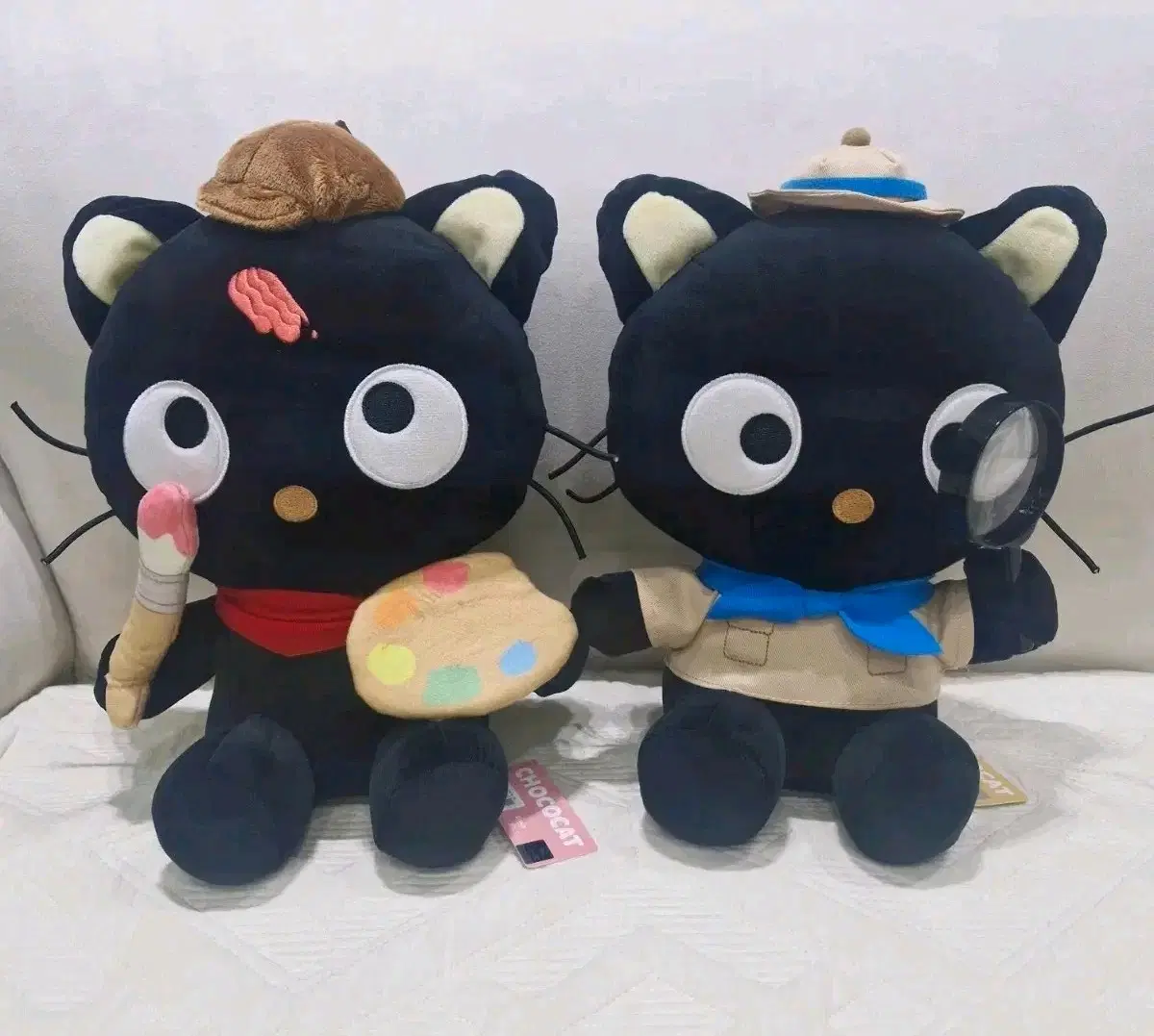 [정품/새상품/택있음] 산리오 초코캣 화가 탐정 중형인형 25cm