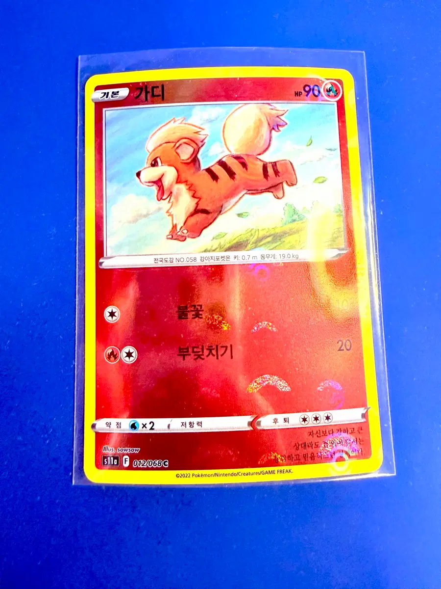 포켓몬카드 2022년 가디 몬볼 몬스터볼 카드
