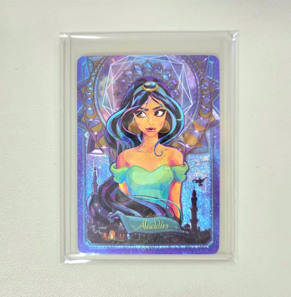 Shining Soul 디즈니 프린세스 홀로그램 카드 쟈스민 DISPRI-IX-004